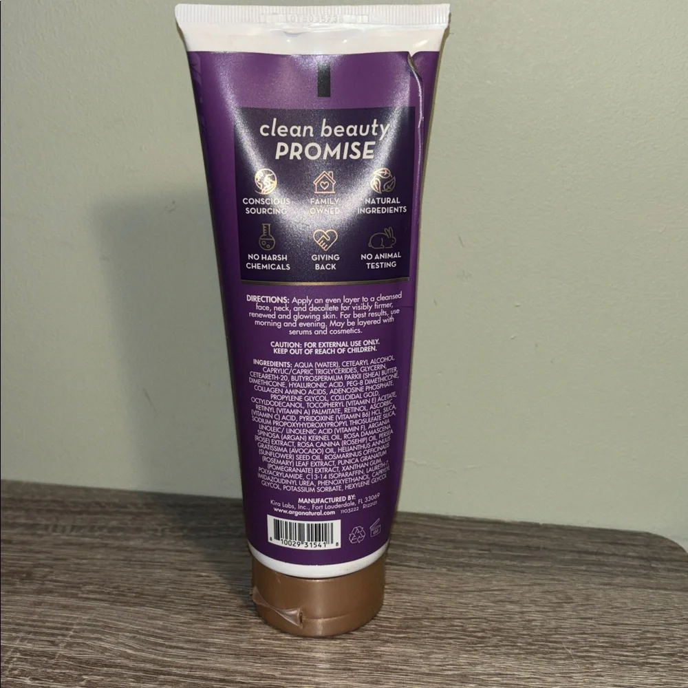 3-in-1 Collagen Firme Rose Oil firming Cream - Purple & Gold Tube
